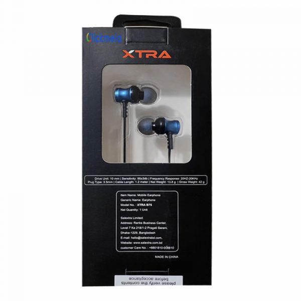 Xtra B75 wired super bass headphone